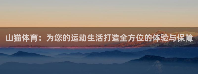 山猫体育：为您的运动生活打造全方位的体验与保障
