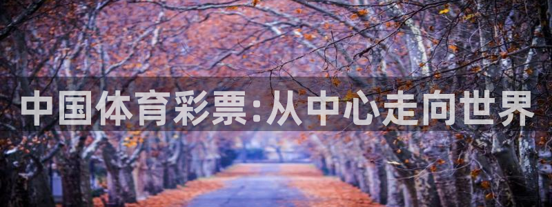 中国体育彩票:从中心走向世界