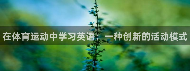 在体育运动中学习英语：一种创新的活动模式